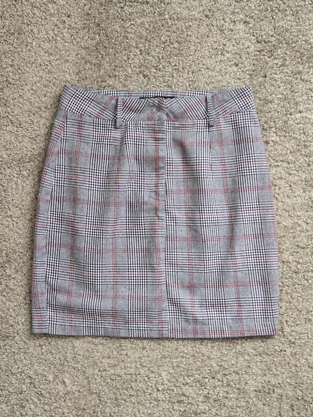 Nasty Gal Plaid Mini Skirt